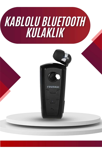 Yaka Kulaklığı Andorid Tüm Cep Telefonlarına Uyumlu Mikrofonlu Titreşimli Makaralı