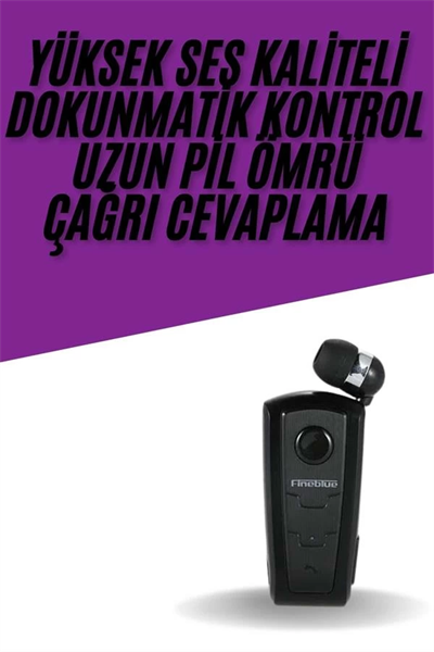 Yaka Kulaklığı Andorid Tüm Cep Telefonlarına Uyumlu Mikrofonlu Titreşimli Makaralı