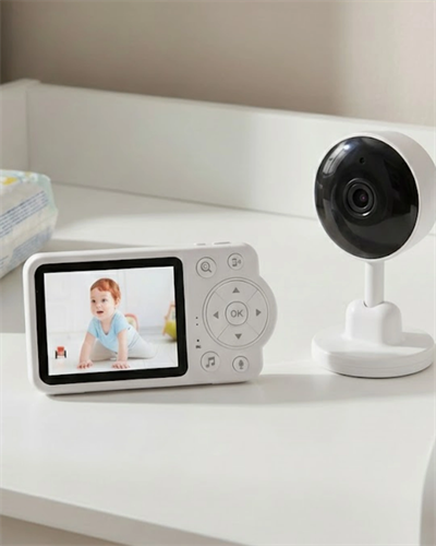 Yakınlaştırma Özellikli Gece Görüşlü Bebek İzleme Kamerası