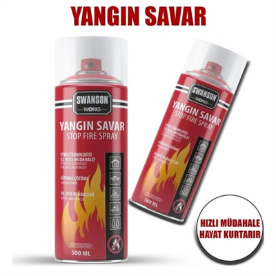 Yangın Savar Tüpü Sprey