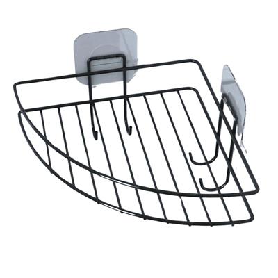 Yapışkanlı Banyo Köşeliği Kancalı Köşe Rafı Duş Şampuanlık Duvar Düzenleyici Organizer Raf (3936)