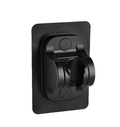 Yapışkanlı Duş Başlığı Tutucu Ayarlı Siyah (3936)