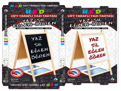 Yazı Tahtası Çift Taraflı Ayaklı Mıknatıslı Yazı Tahtası Seti 110 X 60