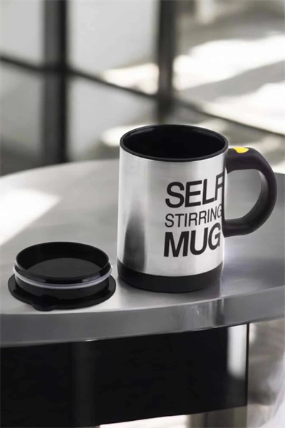 Yazılı Kupa Kendi Kendini Karıştıran Mikser Kupa Termos Bardak