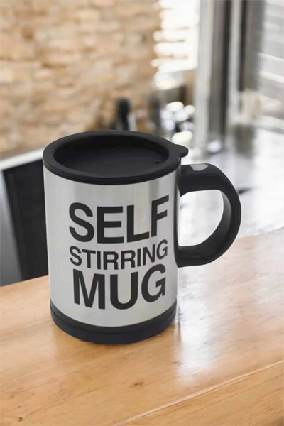 Yazılı Kupa Kendi Kendini Karıştıran Mikser Kupa Termos Bardak