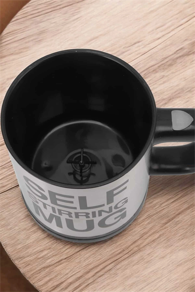 Yazılı Mug Kupa Karıştırıcı Özelliği Ve Paslanmaz Çelik