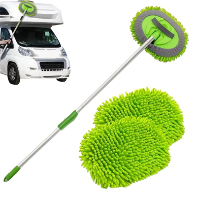 Yedek Mikrofiber Bezli Oto Yıkama Mop Seti Bx40