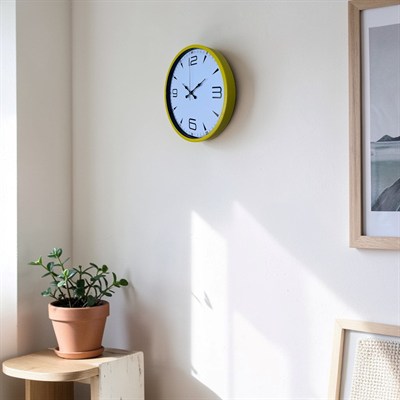 Yellow Line 36 Cm Duvar Saati