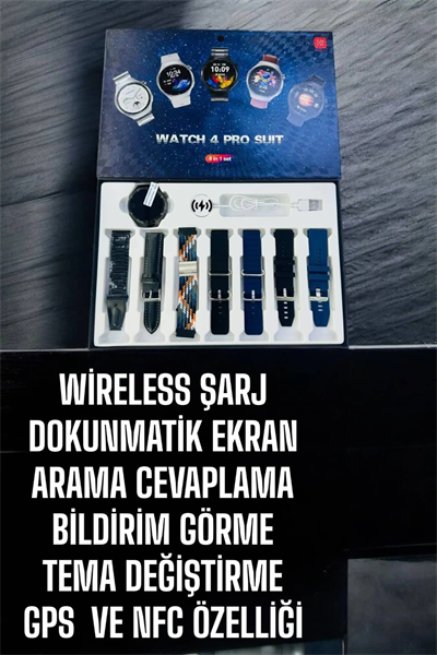 Yeni Model Akıllı Saat Bluetooth Bağlantılı NFC ve GPS Uyumlu