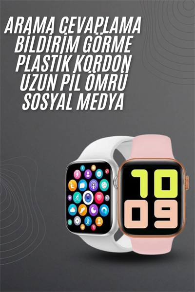 Yeni Model Akıllı Saat Dokunmatik Ekran Unisex Amoled Ekran 44 mm