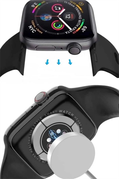 Yeni Model Akıllı Saat Dokunmatik Ekran Unisex Amoled Ekran 44 mm