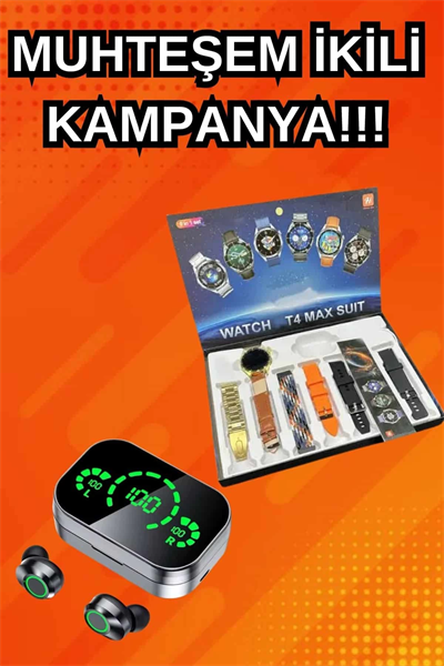 Yeni Model Akıllı Saat ve Ucuz Kaliteli Bluetooth Kulaklık Amoled Ekran Aynalı