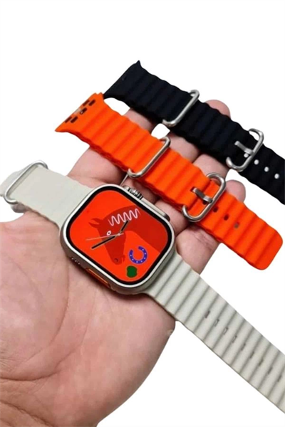 Yeni Nesil 3 Kordonlu Kol Saati 49 MM Amoled Ekran Akıllı Saat