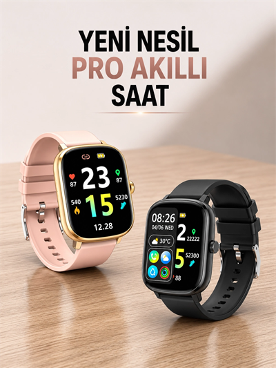 Yeni Nesil Akıllı Saat Arama Bildirimleri, Uyku & Kalp Atış Takibi