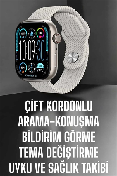 Yeni Nesil Akıllı Saat Arama Cevaplama GPS Takibi Adımsayar NFC Özelliği