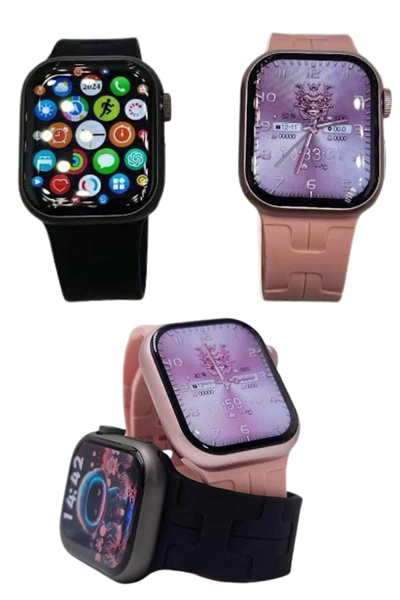 Yeni Nesil Akıllı Saat Çağrı Cevaplama Müzik Dinleme Plastik Kordon Mesaj Bildirimleri