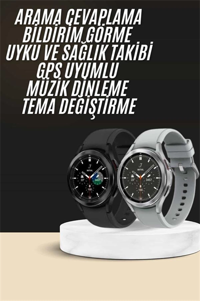 Yeni Nesil Akıllı Saat Çağrı Cevaplayabilen Plastik 47 Mm Uyumlu Kordon