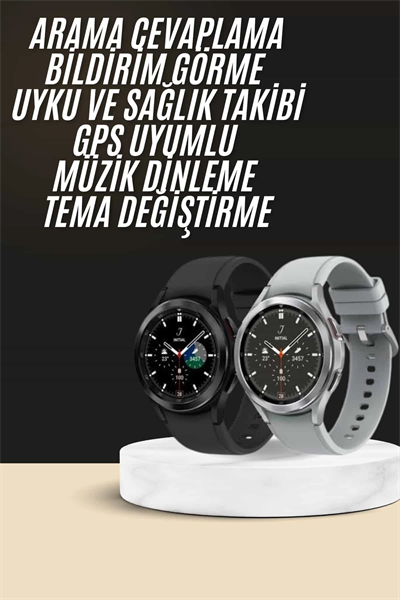 Yeni Nesil Akıllı Saat Çağrı Cevaplayabilen Plastik 47 Mm Uyumlu Kordon