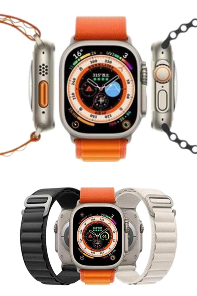 Yeni Nesil Akıllı Saat Çok Yönlü Titreşimli 49 MM Android ve İOS Uyumlu