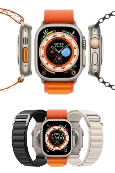 Yeni Nesil Akıllı Saat Çok Yönlü Titreşimli 49 MM Android ve İOS Uyumlu