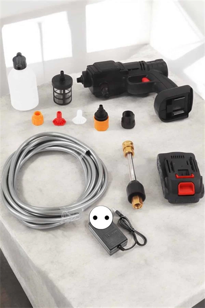 Yeni Nesil Araç Yıkama Şarjlı Tabancası Basınçlı Su Hazneli