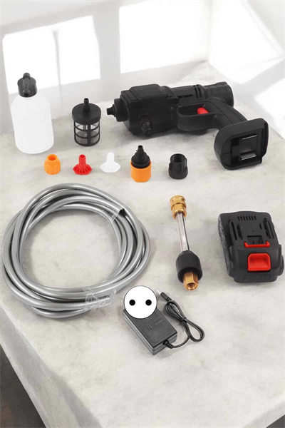 Yeni Nesil Araç Yıkama Şarjlı Tabancası Basınçlı Su Hazneli