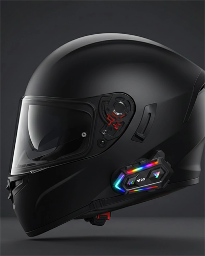 Yeni Nesil Bluetooth 5.3 Motosiklet Intercom RGB Işıklı 1000m Mesafeli