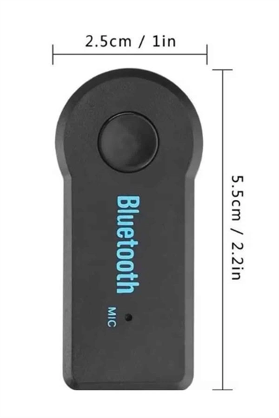 Yeni Nesil Bluetooth Aux Araç Kiti Siyah TV Tablet Telefon Araç Araba
