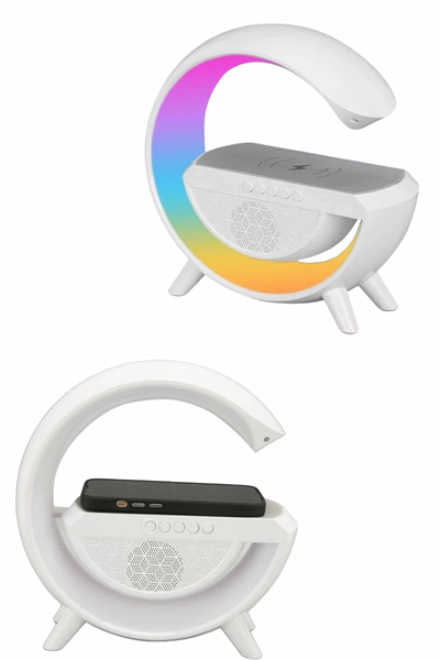 Yeni Nesil Bluetooth Hoparlör Speaker 5.0 Taşınabilir G Şeklinde Powerbankli