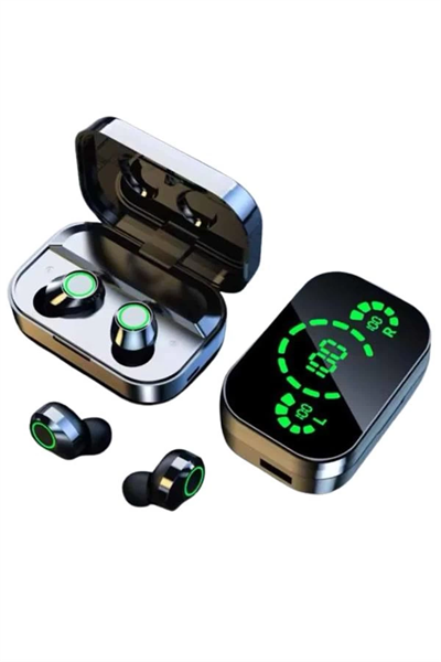 Yeni Nesil Bluetooth Kulaklık Çağrı Cevaplayabilen Dijital Göstergeli Powerbankli