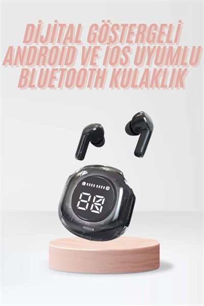 Yeni Nesil Bluetooth Kulaklık Dijital Göstergeli Dokunmatik 5.3 Kablosuz