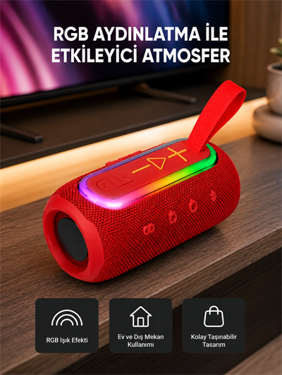 Yeni Nesil Bluetooth Taşınabilir Hoparlör – Enerji Tasarruflu, Yüksek Ses Kaliteli