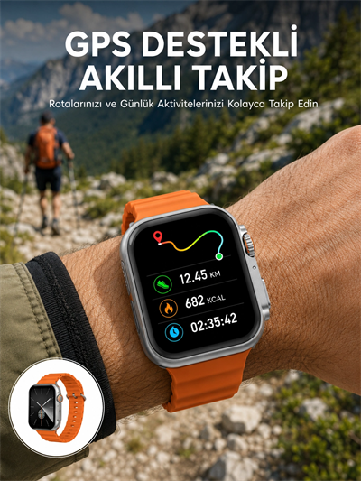 Yeni Nesil Çağrı Cevaplayabilen 47 MM Titreşimli Çok Fonksiyonlu Akıllı Saat Yeni Nesil
