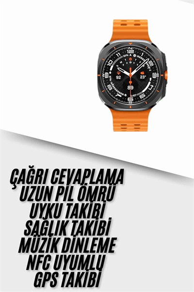 Yeni Nesil Çağrı Cevaplayabilen 47 MM Titreşimli Çok Fonksiyonlu Akıllı Saat