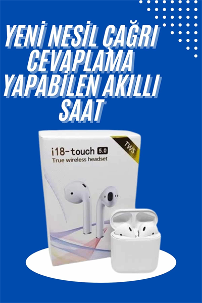 Yeni Nesil Çift Mikrofonlu Dokunmatik Kablosuz Bluetooth Kulaklık