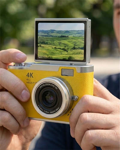 Yeni Nesil Dijital Kamera 48 MP 4K Video Zoomlu Selfie ve Vlog Kamera