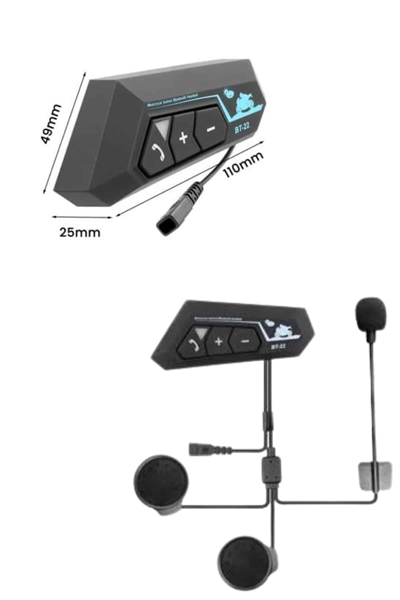 Yeni Nesil Dinleme Ve Konuşma Özellikli Intercom Kask Kulaklığı 5.0 Bluetooth