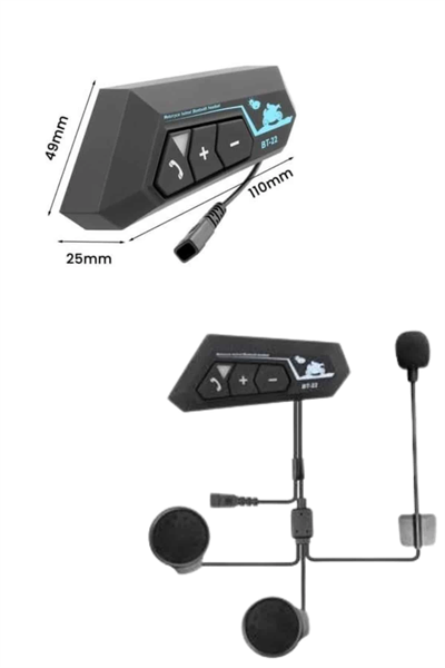 Yeni Nesil Dinleme Ve Konuşma Özellikli Intercom Kask Kulaklığı 5.0 Bluetooth