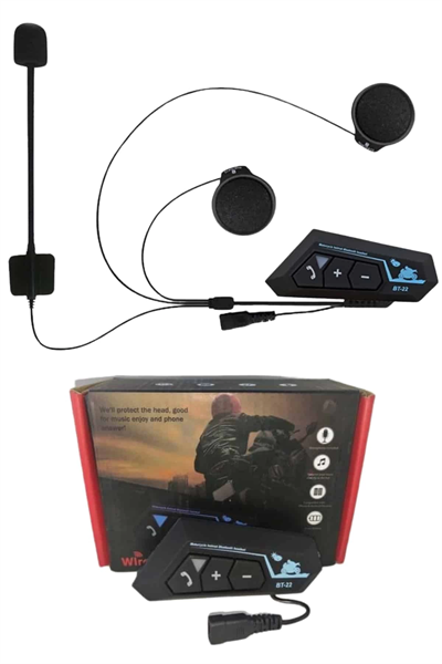 Yeni Nesil Dinleme Ve Konuşma Özellikli Intercom Kask Kulaklığı 5.0 Bluetooth