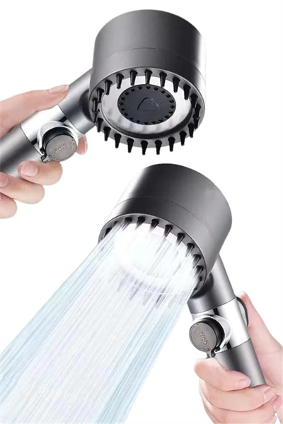 Yeni Nesil Duş Başlığı Paslanmaz Çelik Masaj Etkili Ergonomik Tasarım Su Basınçlı