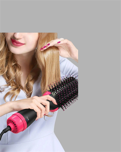 Yeni Nesil Fön Tarağı – 220°C Isı, Negatif İyon, 360° Dönebilen Kablo