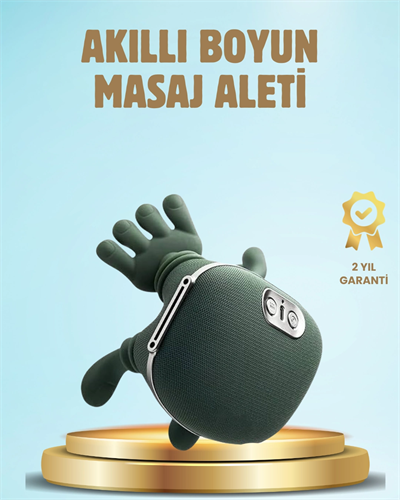 Yeni Nesil Isıtmalı Boyun ve Omuz Masaj Aleti Kablosuz Rahatlatıcı