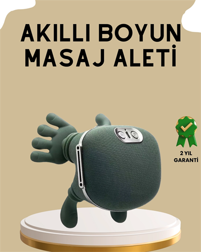 Yeni Nesil Kablosuz Boyun ve Omuz Masaj Aleti Taşınabilir