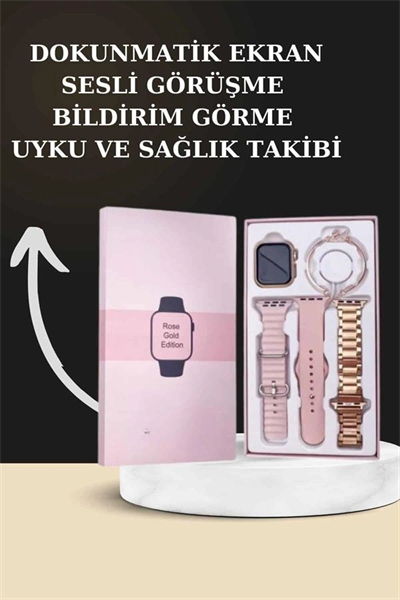 Yeni Nesil Kaliteli Akıllı Saat ve Kablosuz Bluetooth Kulaklık Yüksek Ses Kaliteli Yeni Nesil
