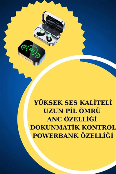Yeni Nesil Kaliteli Akıllı Saat ve Kablosuz Bluetooth Kulaklık  Yüksek Ses Kaliteli