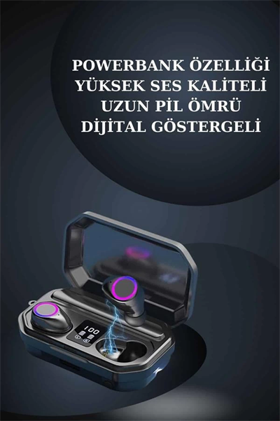 Yeni Nesil Kampanyası Bluetooth Bağlantılı Akıllı Saat ve Kablosuz Kulaklık Dijital Göstergeli