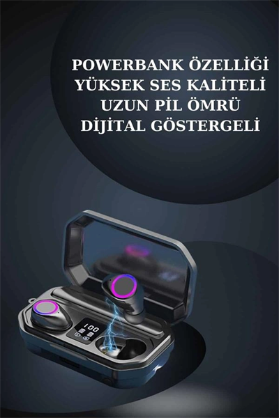 Yeni Nesil Kampanyası Bluetooth Bağlantılı Akıllı Saat ve Kablosuz Kulaklık Dijital Göstergeli