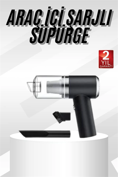 Yeni Nesil Mini Vakumlu Araç Süpürgesi El Süpürgesi Şarjlı