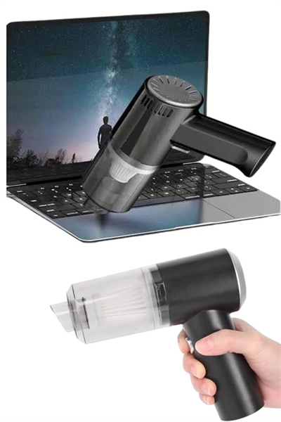 Yeni Nesil Mini Vakumlu Araç Süpürgesi El Süpürgesi Şarjlı