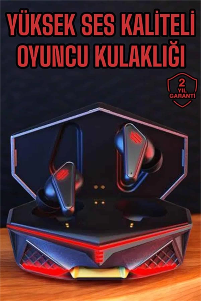Yeni Nesil Oyuncu Kulaklığı Gürültü Önleyici Uzun Pil Ömrü Bluetooth Bağlantılı